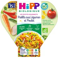 Paëlla aux légumes et poulet dès 15 mois bio