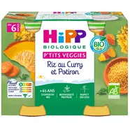 Riz au curry et potiron dès 6 mois bio