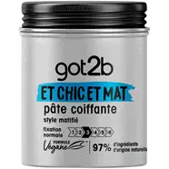 Pâte coiffante fixation normale