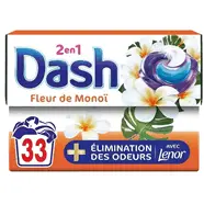 Lessive capsules 2 en 1 fleur de monoï touche de Lenor