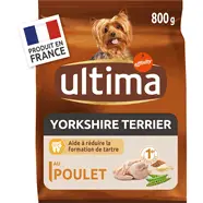 Croquettes au poulet pour petit chien adulte
