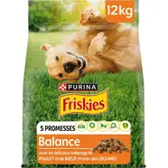 Croquettes au poulet et légumes pour chien adulte