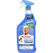 Nettoyant spray désinfectant salle de bain fleurs blanches