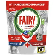Capsules lave-vaisselle anti-terne
