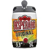 Fût de bière aromatisée au spiritueux à base d'agave