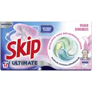 Lessive capsules 4 en 1 pour peaux sensibles