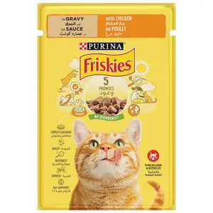 Poulet en sauce pour chat adulte 100g - FRISKIES