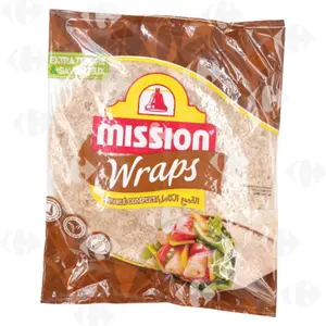 Tortillas de farine de blé complet 25cm x6 420g - MISSION
