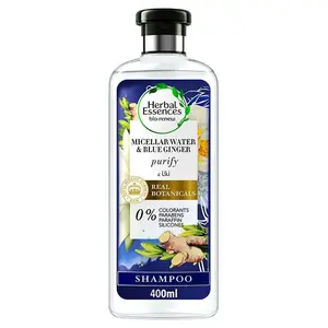 Shampoing micellaire eau & gingembre bleu 400ml - HERBAL ESSENCES