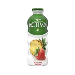 Yaourt à boire ananas fraise Activia 240g - DANONE