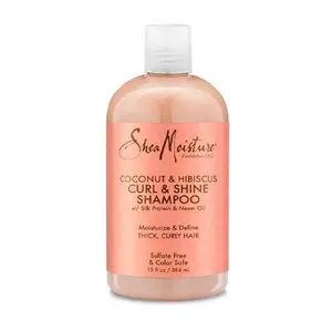 Shampoing boucles et brillance Noix de Coco et Hibiscus 384ml - SHEA MOISTURE