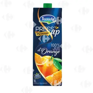 Jaouda Press Up Premium 100% Pur Jus d'Orange 1L