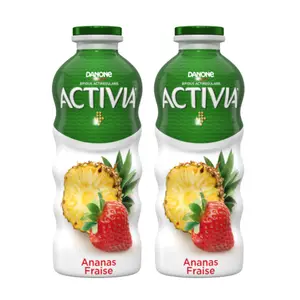 Danone Activia À Boire Ananas Fraise Pack 2x240g