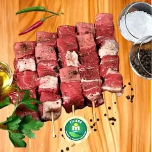 Brochettes de boeuf aux trois poivres 500g - FILIERE M