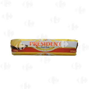 Beurre Doux Rouleau Président 250g