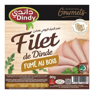 Filet de Dinde Fumé - Charcuterie - Dindy 80g