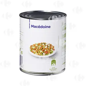 Conserve Macédoine de Légumes Carrefour Blanc 800g