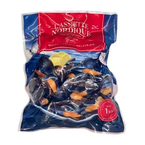 Moules Entières Pasteurisées L'Assiette Nordique 1kg