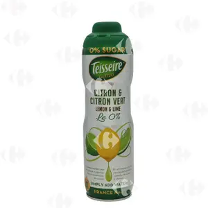 Teisseire Sirop de citron sans sucre 60cl