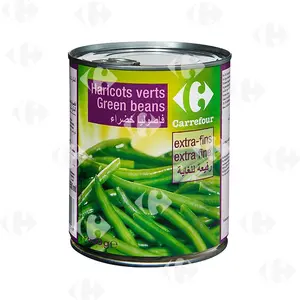 Conserve d'Haricots Verts Extra Fins Carrefour 800g