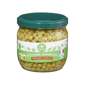 Carrefour POIS VERTS POT 370ML