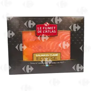 Saumon Fumé Ecosse le Fumé de l'Atlas 100g.