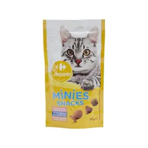 Carrefour Croquettes pour Chat au Saumon et Crevettes 50g