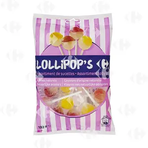 Sucettes Fruits et Cola Lollipop'S Carrefour 192g
