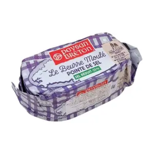 Beurre Moulé à La Pointe De Sel Paysan Breton 250g
