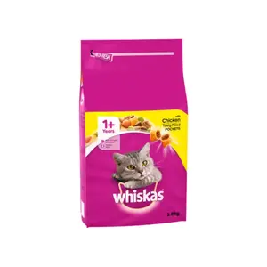 Croquettes fourées au poulet pour chat adulte 3,8Kg - WHISKAS