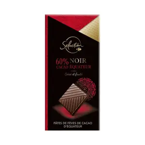 Chocolat Noir 60% Cacao 80g Crf