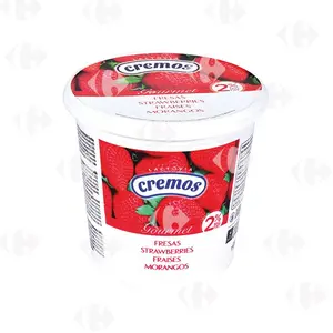 Yaourt Brassé Fraise Cremos Flor De Burgos 650g