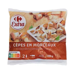 Cèpes En Morceaux Carrefour 300g.