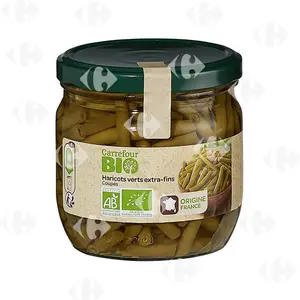 Haricots Verts Extra-Fins Coupés Carrefour Bio 330g