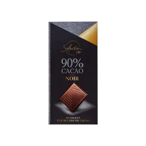 Chocolat Noir 90% Cacao Carrefour Sélection 80G