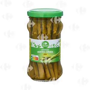 Bocal en Verre Asperges Vertes Miniatures Carrefour 100g