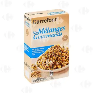 Mélange de Céréales Blé Lentilles Quinoa Riz Orge Carrefour 2x200g
