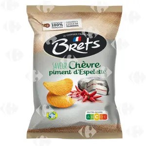 Chips Chèvre & piment d'Espelette Bret's 125g