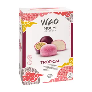 Mochis Glacé  Saveur Sorbet Tropical Wao 6 Pièces