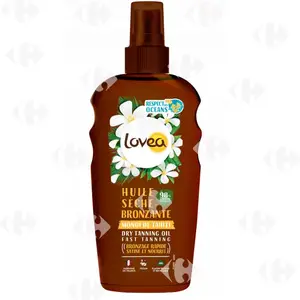 Huile sèche bronzante monoï de Tahiti 150ml - LOVEA