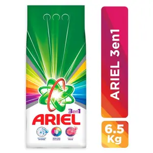 Lessive en Poudre Machine 3en1 Ariel 6,5 Kg