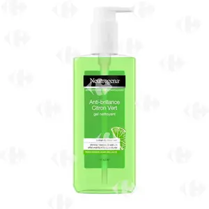 Neutrogena Anti-Brillance Citron Vert Gel Nettoyant 200 Ml