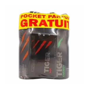 Pack de 2 Déodorants Energy et Savana Tiger 150ml + 3ème Pocket de 17ml Gratuit