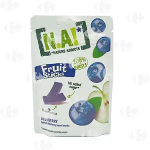 Gommes Myrtille Fruit Sticks Sans Sucre Nature Addicts 35g