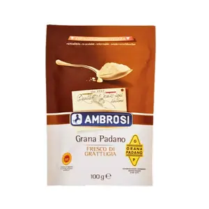 Grana Padano Râpé au Lait Cru de Vache en Sachet AOP Ambrosi 100g