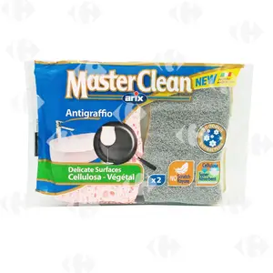 Eponge Grattante Délicate Surface Master Clean Arix 2 unités