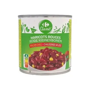 Mélange Haricots Rouges Classique Carrefour Aux Légumes Cuits 400G