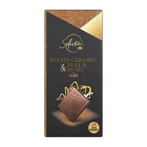 Chocolat Noir Caramel Fleur de Sel Carrefour Selection 100g