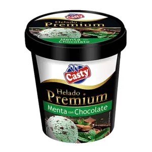 Pot de Glace Menthe et Chocolat Casty 500ml