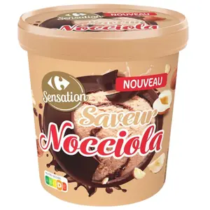 Glace en Pot Chocolat Noisettes Carrefour Sensation 270g